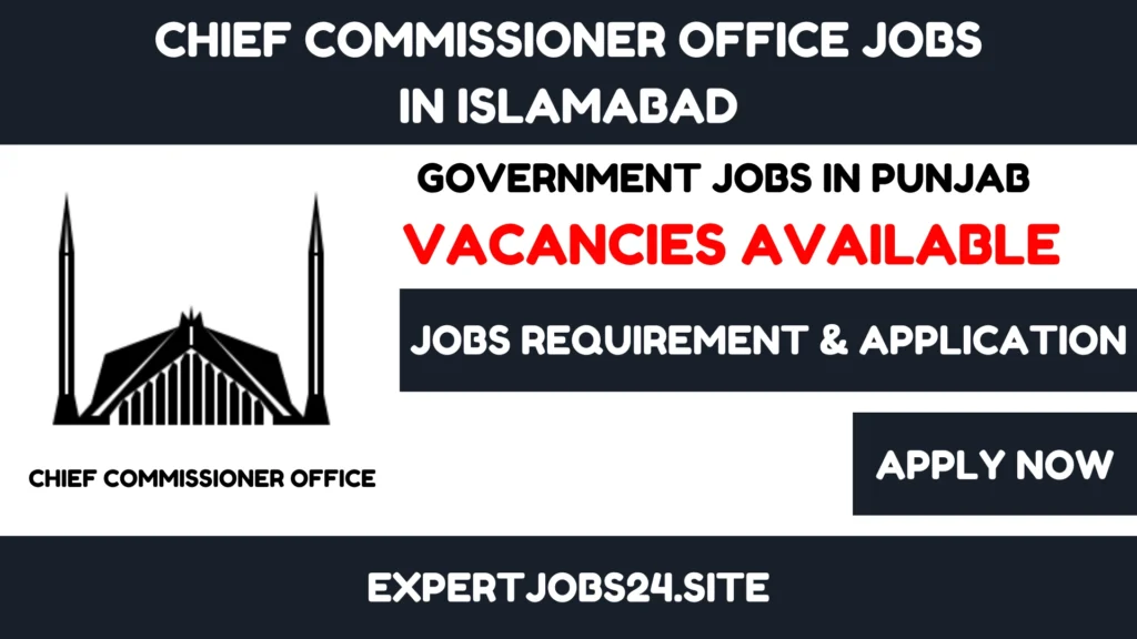 Chief Commissioner office Jobs